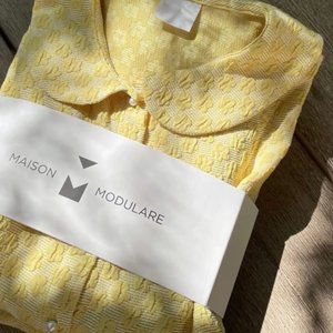 MAISON MODULARE LIDO EVENING PAJAMA  CANARY YELLOW